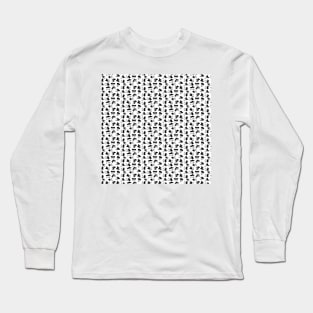 Shadow Puppet Pattern Long Sleeve T-Shirt